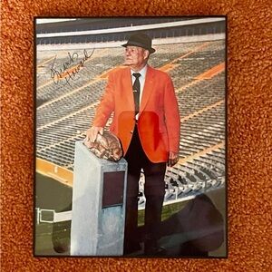 Frank Howard Clemson University Autographed 8x10 original photo (Very Rare)